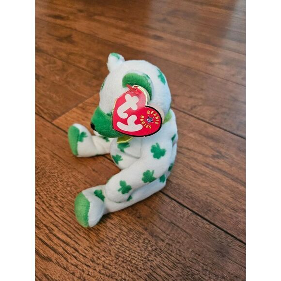 TY Beanie Baby Clover The Bear With Tag - Picture 2 of 5